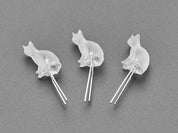 dLUX-dLITE RGB Rainbow Cat Shape LEDs 3 Pack by Unexpected Labs