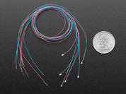 Miniature Wired LEDs - 0805 SMT LED - Pure Green - 5 pack