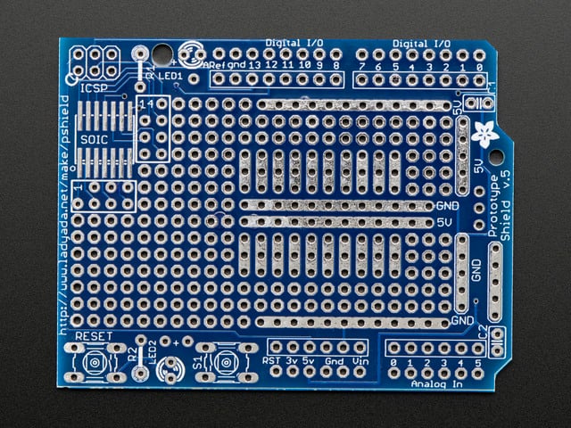 Adafruit Proto Shield for Arduino PCB
