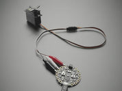 Shrouded Servo to Alligator Clip Cable - 17cm long