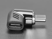 Magnetic Right Angle USB Type C Adapter - 120W Data and Power