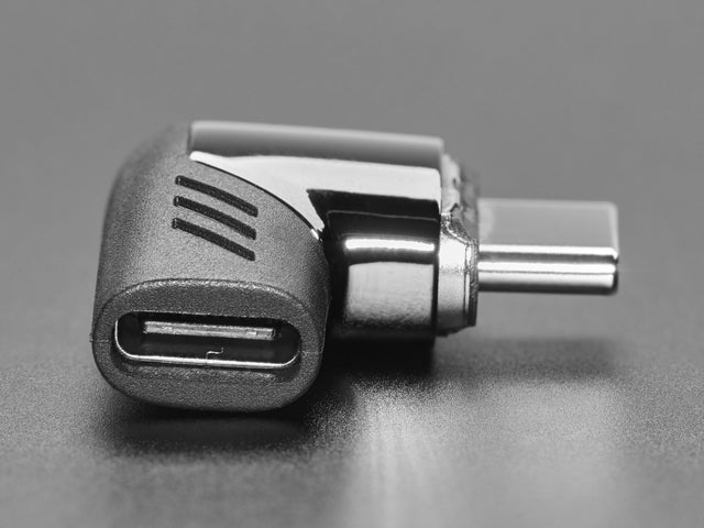Magnetic Right Angle USB Type C Adapter - 120W Data and Power