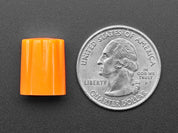 Orange Micro Potentiometer Knob - 4 pack