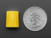 Yellow Micro Potentiometer Knob - 4 pack