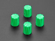 Green Micro Potentiometer Knob - 4 pack