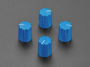 Blue Micro Potentiometer Knob - 4 pack