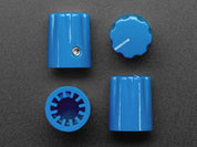 Blue Micro Potentiometer Knob - 4 pack
