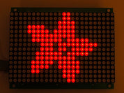 16x24 Red LED Matrix Panel - Chainable HT1632C Driver