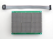16x24 Red LED Matrix Panel - Chainable HT1632C Driver