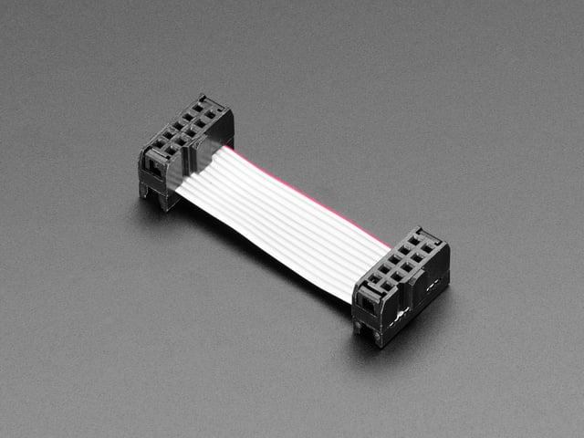10-pin Socket/Socket IDC cable - Short 1.5"