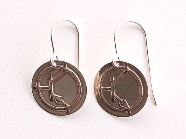 Silver Bipolar Earrings - NPN / PNP