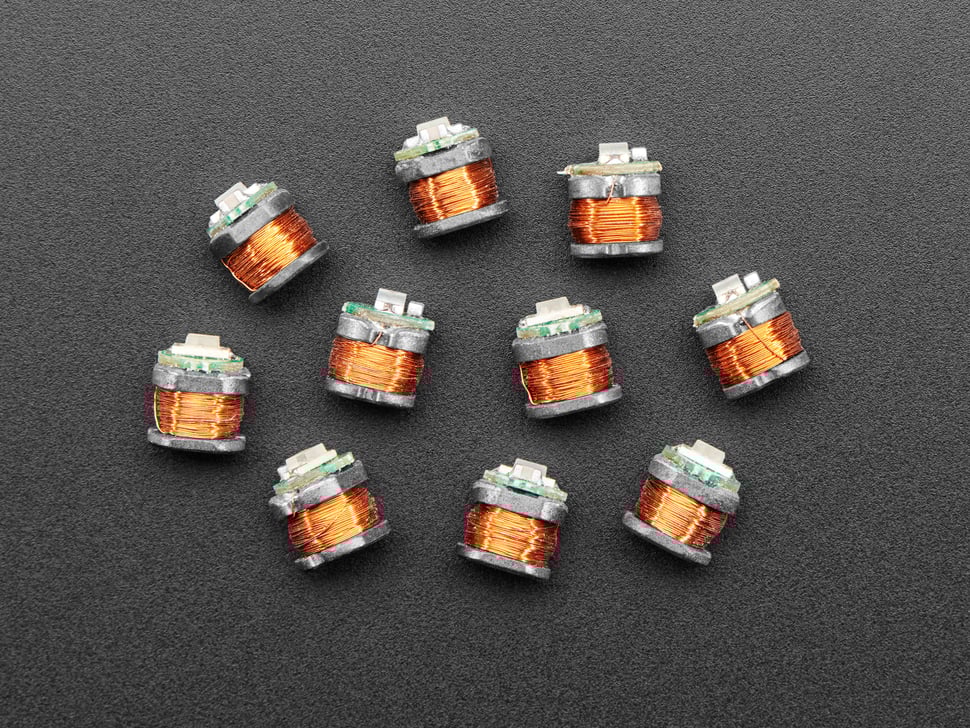 Large Inductive Wireless LEDs - 10 Pack - Red