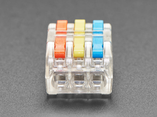 Snap Action 3-to-3 Wiring Block Connector