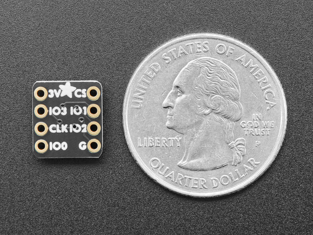 Adafruit QSPI DIP Breakout Board - W25Q16 - 16 MBit 2 MByte