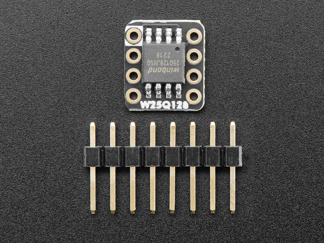 Adafruit QSPI DIP Breakout Board - W25Q128 - 128 MBit 16 MByte