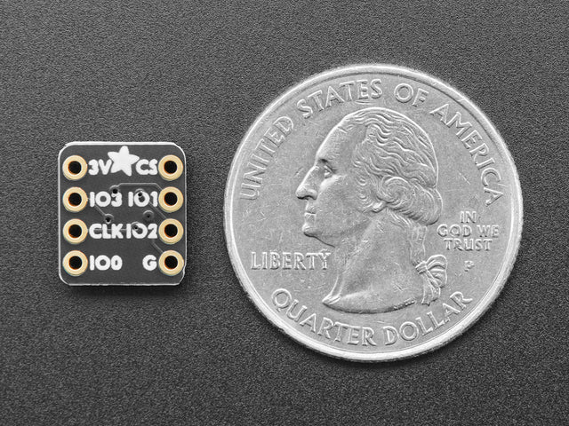 Adafruit QSPI DIP Breakout Board - W25Q128 - 128 MBit 16 MByte