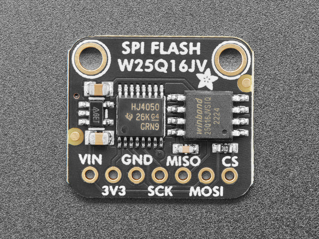 Adafruit SPI FLASH Breakout - W25Q16 - 16 Mbit / 2 MByte