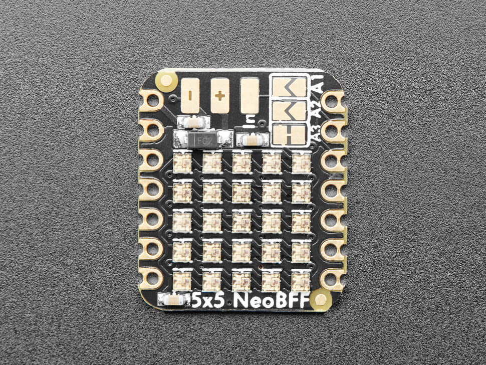 Adafruit 5x5 NeoPixel Grid BFF Add-On for QT Py and Xiao