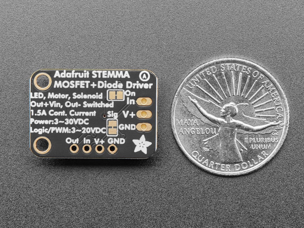 Adafruit MOSFET Driver - For Motors, Solenoids, LEDs, etc