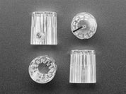 Clear Micro Potentiometer Knob - 4 pack
