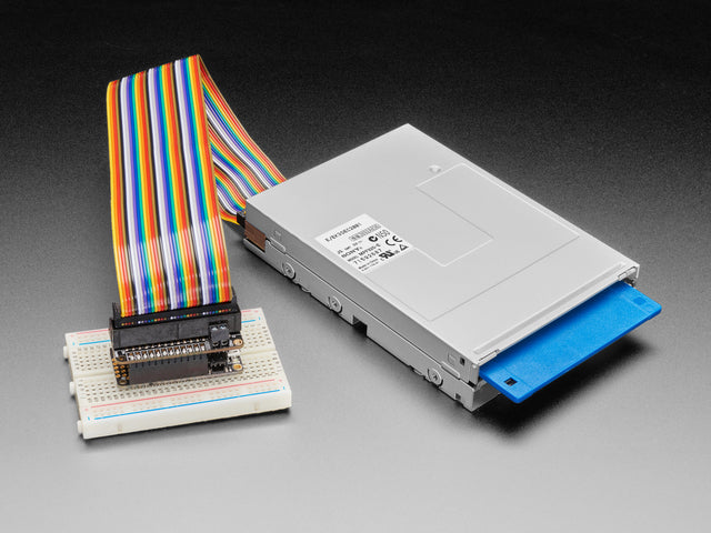 Adafruit Floppy FeatherWing with 34-Pin IDC Connector