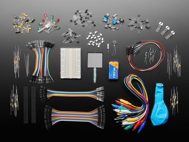 Parts Bundle for Beginning Breadboarding by Jen Fox