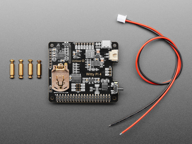 Witty Pi 4 HAT - RTC & Power Management for Raspberry Pi