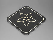 PCB Coaster with Gold Adafruit Logo