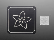 Aluminum PCB Coaster with Adafruit Logo