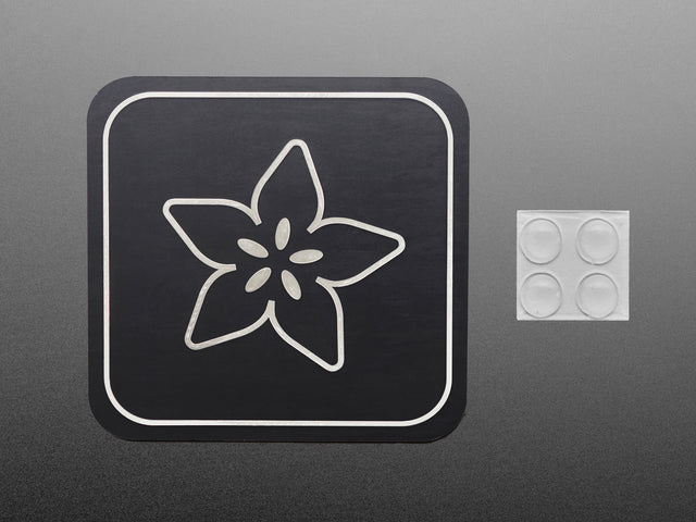 Aluminum PCB Coaster with Adafruit Logo