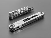 Thin Right Angle Ratchet Wrench Set with 9 Bits