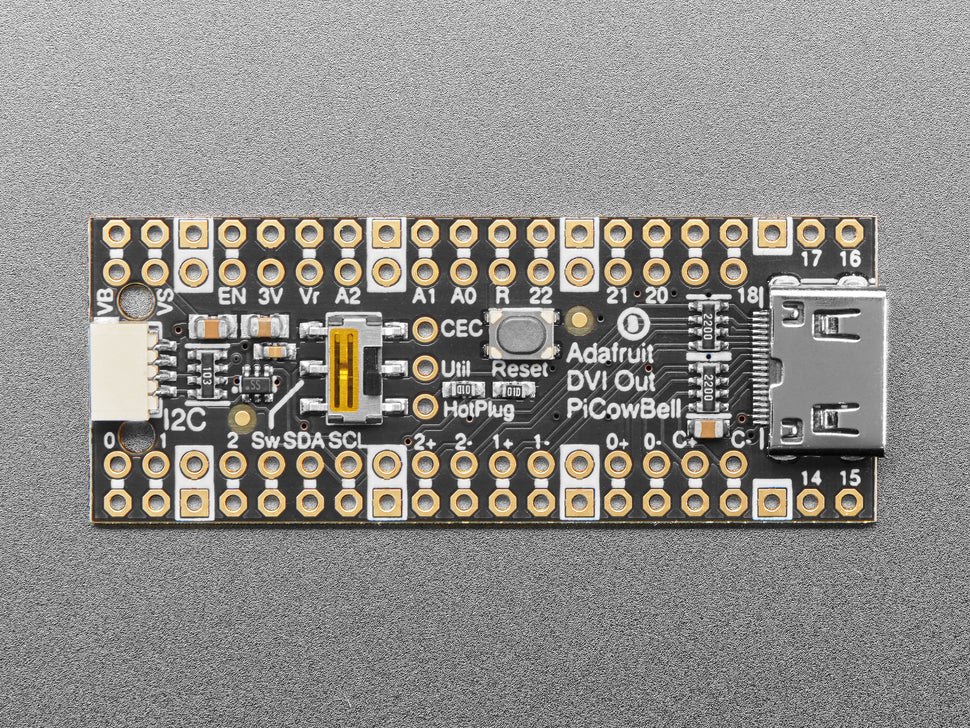 Adafruit PiCowbell DVI Output for Pico - Works with HDMI Display