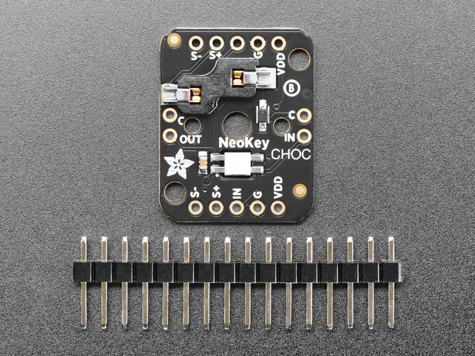 NeoKey Socket Breakout for CHOC Key Switches with NeoPixel