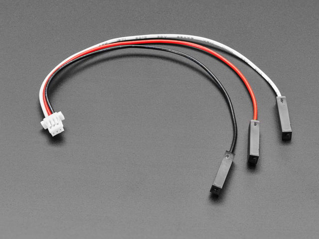 JST SH 1mm Pitch 3 Pin to Socket Headers Cable - 100mm long