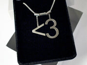 Ascii Heart <3 Necklace