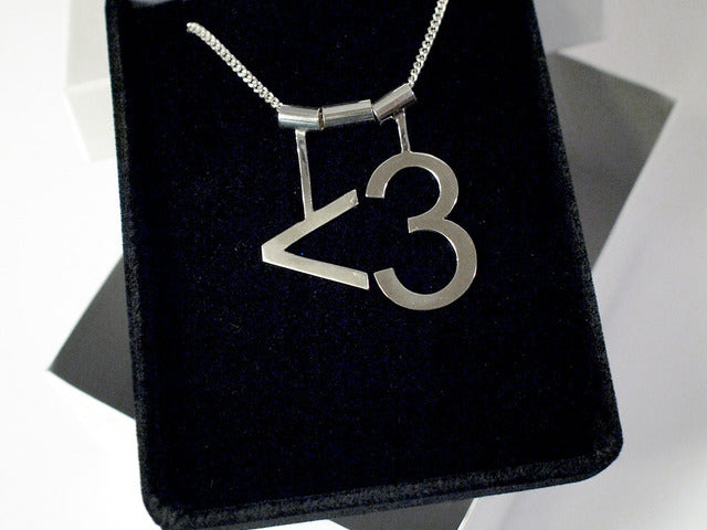 Ascii Heart <3 Necklace