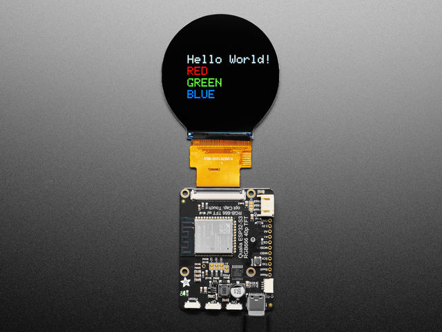 Round RGB 666 TTL TFT Display - 2.1" 480x480 - Capacitive Touch