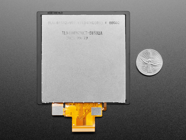 Square RGB TTL TFT Display - 4" 720x720 - with Capacitive Touch