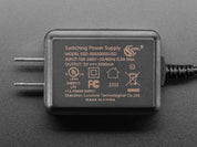 Vertical Wall Power Supply with USB C - 5V 3A Output and Switch