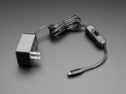 Wall Power Supply with USB C - 5V 3A Output and Switch