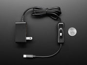 Wall Power Supply with USB C - 5V 3A Output and Switch