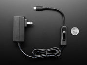 Wall Power Supply with USB C - 5V 4A Output and Switch