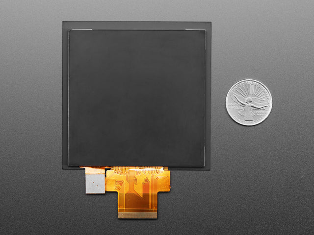 Square RGB 666 TTL TFT Display - 3.4" 480x480 with Touchscreen