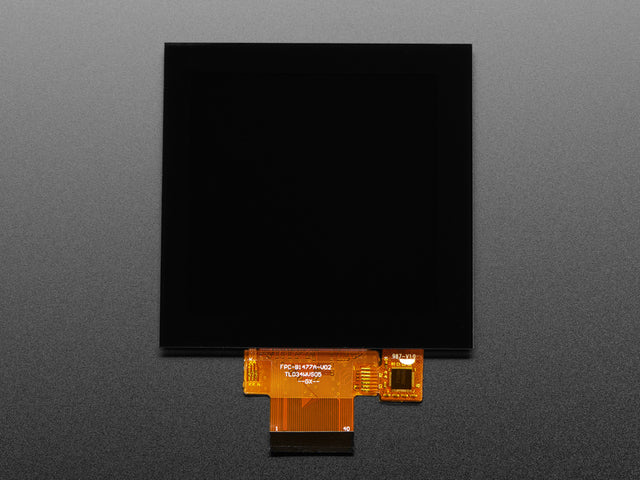 Square RGB 666 TTL TFT Display - 3.4" 480x480 with Touchscreen