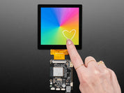 Square RGB TTL TFT Display - 4" 480x480 - With Capacitive Touch