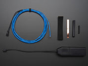 EL wire starter pack - Blue 2.5 meter (8.2 ft)