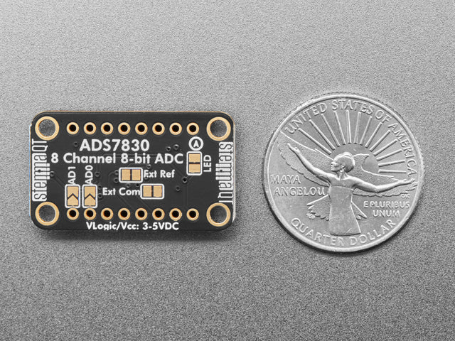 Adafruit ADS7830 8-Channel 8-Bit ADC with I2C