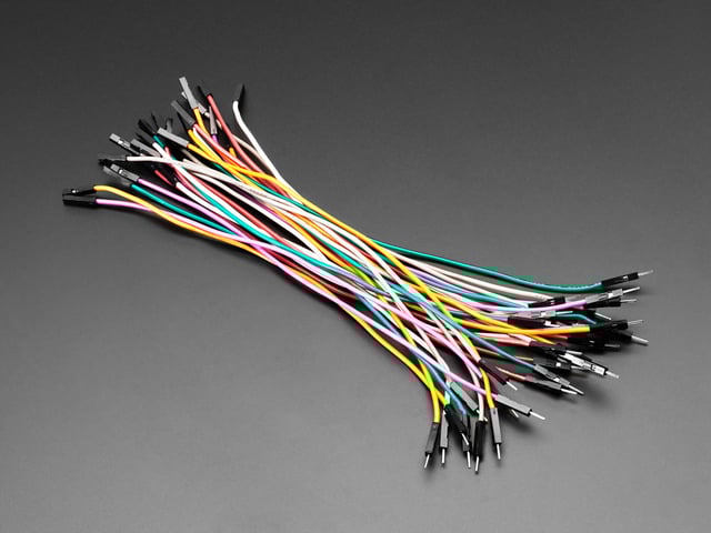 Premium Colorful Silicone Extension Jumper Wires - 200mm x 30 pc