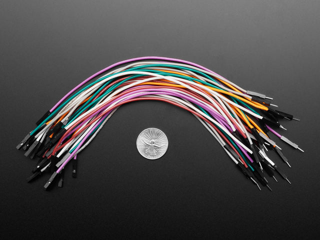 Premium Colorful Silicone Extension Jumper Wires - 200mm x 30 pc