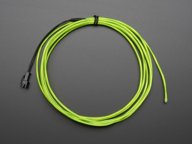 EL wire starter pack -  Green 2.5 meter (8.2 ft)